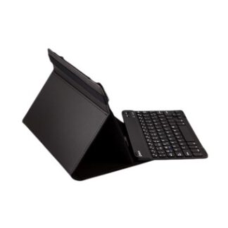 Funda universal gripcase silver ht para tablet 9 - 10 pulgadas + teclado bluetooth negro