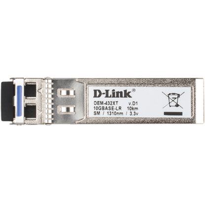 Adaptador sfp+ d - link dem - 432xt 10gbase - lr 10km fibra optica