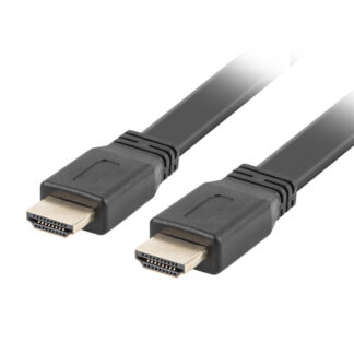 Cable hdmi lanberg macho - macho v2.0 4k plano 5m negro