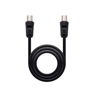 Cable antena tv nanocable 75 ohm m - h 1.8 m - negro