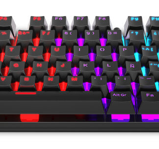 Teclado gaming krom kasic tkl rainbow rgb red switch usb