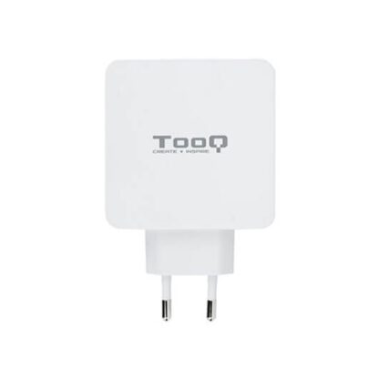 Cargador doble usb tipo c pd + usb tipo a qc3.0 tooq blanco usb tipo c pd - usb tipo a qc3.0 - 48w -  blanco