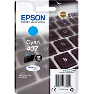 Cartucho  tinta epson 407 cyan