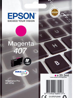 Cartucho tinta epson 407 magenta