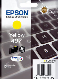 Cartucho tinta epson 407 amarillo