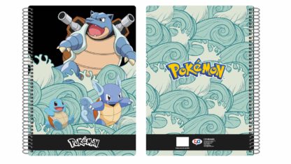 Cuaderno folio cyp brands 80 hojas pokemon squirtle