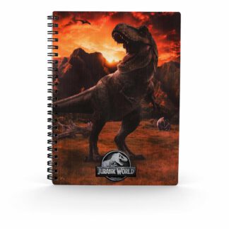 Libreta efecto 3d into the wild jurassic world
