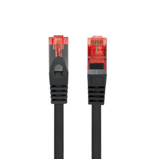 Latiguillo rj45 lanberg cat.6 ftp 0.5m negro