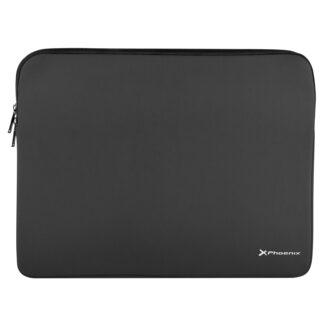 Funda de neopreno phoenix para tablet o portátil 14 pulgadas interior terciopelo negra