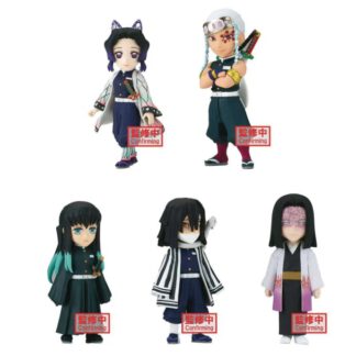 Figura banpresto demon slayer kimetsu no yaiba world collectable vol. 6 unidad aleatoria