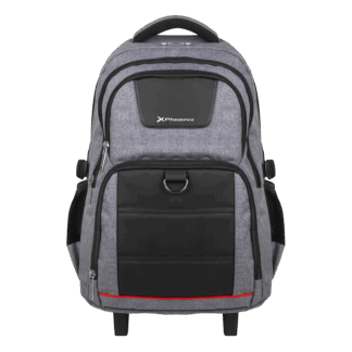 Mochila con ruedas trolley phoenix discovery g para portátil 17 pulgadas gris