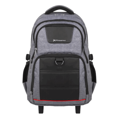 Mochila con ruedas trolley phoenix discovery g para portátil 17 pulgadas gris