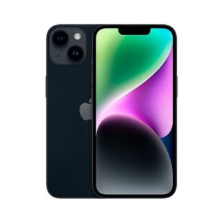 Telefono movil smartphone apple iphone 14 128gb negro sin cargador -  sin auriculares -  a15 bionic -  12mpx -  6.1 pulgadas xdr -  5g