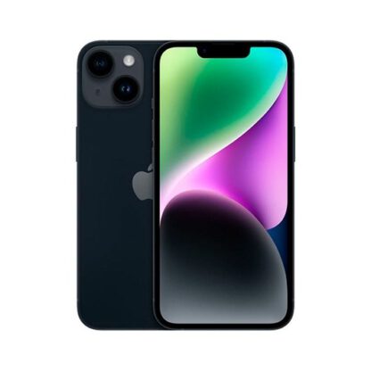 Telefono movil smartphone apple iphone 14 128gb negro sin cargador -  sin auriculares -  a15 bionic -  12mpx -  6.1 pulgadas xdr -  5g