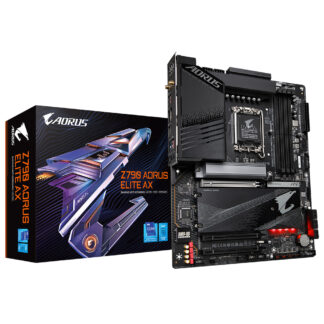 Placa base gigabyte 1700 z790 aorus elite ax atx -  4x ddr5 -  6x sata3 -  5x usb 3.2 -  1x usb tipo c -  4x usb 2.0