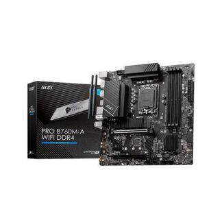 Placa base msi 1700 pro b760m - a wifi atx -  4x ddr4 -  4x sata 6gb - s -  8x usb 3.2 -  1x usb tipo c 911 - 7d99 - 001