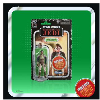 Figura hasbro star wars retro collection -  lando caalrissian (skiff guard)