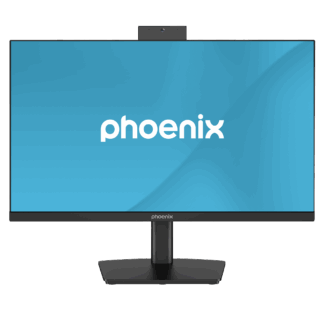 Monitor phoenix visión 24 pro 23.8 pulgadas full hd panel ips webcam integrada abatible hdmi + dp altavoces integrados