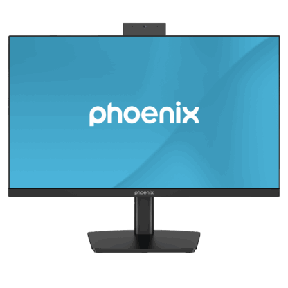 Monitor phoenix visión 24 pro 23.8 pulgadas full hd panel ips webcam integrada abatible hdmi + dp altavoces integrados