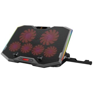 Soporte - base de refrigeracion conceptronic thyia01b para portatiles hasta 17 pulgadas 6 ventiladores