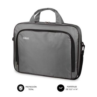 Maletin subblim oxford para portatil 13.3 pulgadas - 14 pulgadas gris
