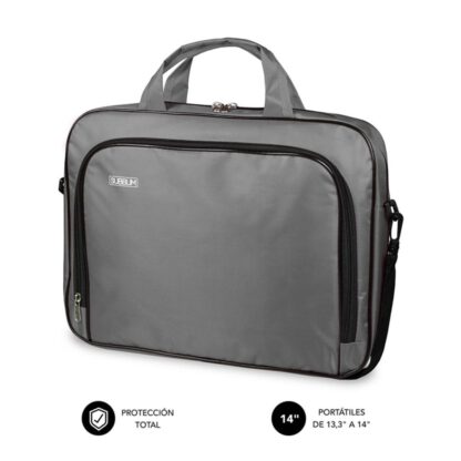 Maletin subblim oxford para portatil 13.3 pulgadas - 14 pulgadas gris