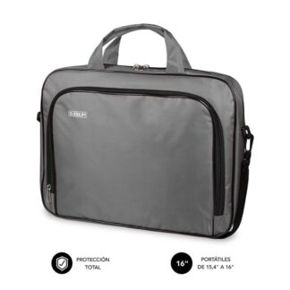 Maletin subblim oxford para portatil 15.4 pulgadas - 16 pulgadas gris