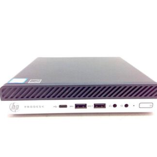 Ordenador reacondicionado mini hp 600 g4 - i5 - 8th - 8gb - 256gb m.2 - win10 pro - sin cable trebol