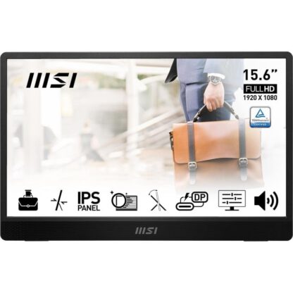 Monitor 15.6 pulgadas msi pro mp161 iron gray