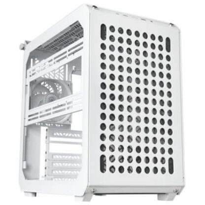 Caja ordenador gaming cooler master qube 500 flatpack atx cristal templado blanco