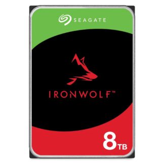 Disco duro interno hdd seagate ironwolf nas st8000vn002 8tb 3.5 pulgadas 5400rpm -  256mb -  sata 6gb - s