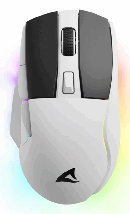 Raton gaming sharkoon skiller sgm50w blanco