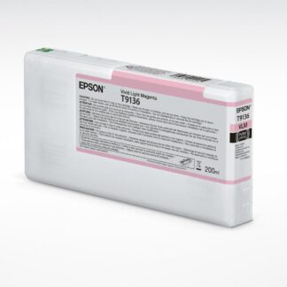 Cartucho tinta epson t9136 light magenta 200ml