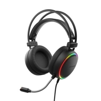 Auriculares gaming genesis neon 613 mini jack usb tipo a negros