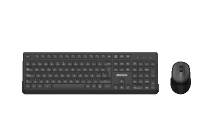 Phoenix combo teclado multimedia + ratón inalámbrico con receptor usb 1600dpi