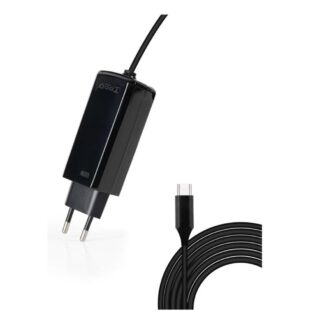 Cargador de pared tooq tqlc - usbcgan100pd - c 100w usb tipo c negro