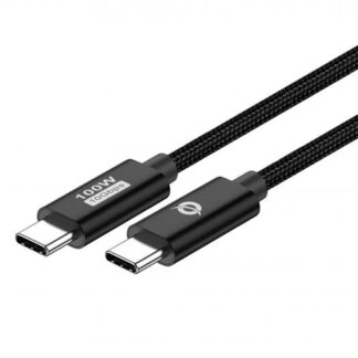 Cable usb - c conceptronic macho -  macho 2m usb 3.2 gen 2 100w 20v 5a 10gbps e - mark