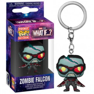 keychain Marvel What if Falcon Zombie