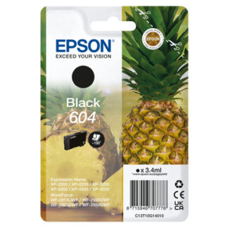 Cartucho epson 604 negro c13t10g14010 xp2200 wf - 2910 piña