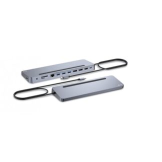 Dock i - tec usb - c ergo 3x lcd metal ergonomico 4k dock pd 100 w