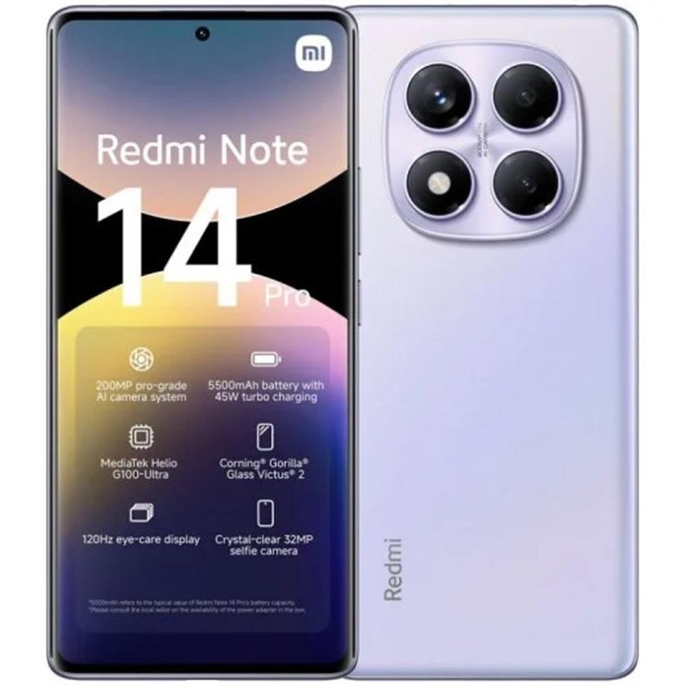 Movil xiaomi redmi note 14 pro 8 – 256gb purpura