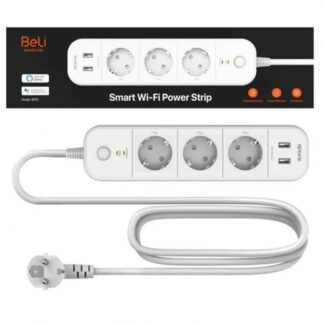 Regleta smart tenda sp15 3x schuko -  2x usb