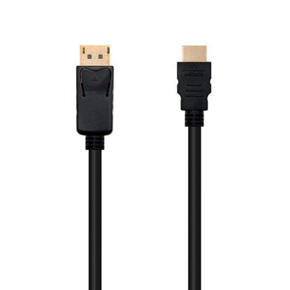 Cable displayport - m a hdmi - m 3m nanocable negro 4kx2k -  3m -  conectores oro