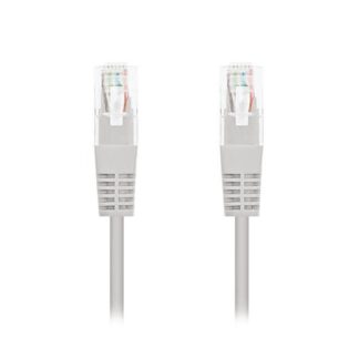 Cable red nanocable latiguillo rj45 utp cat6 0.25m gris 25cm