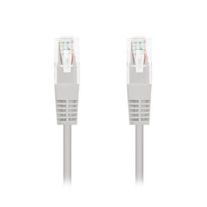 Cable red nanocable latiguillo rj45 utp cat6 0.25m gris 25cm